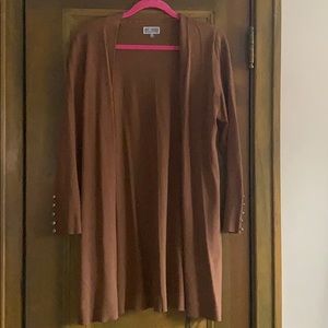 Women’s whiskey colored cardigan long sleeves